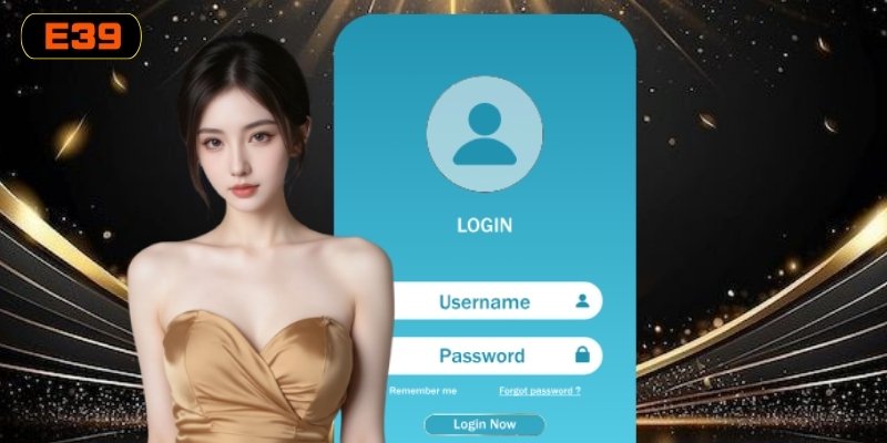 Thực hiện lần lượt từng bước để đăng nhập E39 thành công Thực hiện lần lượt từng bước để đăng nhập E39 thành công
